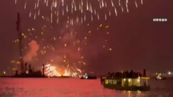 打ち上げの筒の中で花火が爆発したのがきっかけ　横浜・みなとみらい花火大会火災　第三者委報告