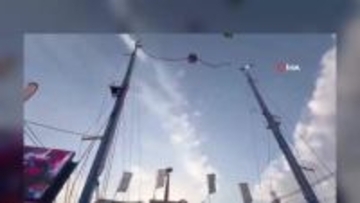 遊園地のアトラクションでケーブル外れ子どもたち危機一髪　5メートルの高さに宙づりに　悲鳴上がるも手を振り無事伝える　スペイン