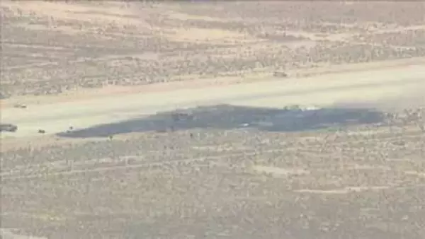アメリカ空軍のB-52戦略爆撃機が離陸直後に墜落し炎上　8人死亡　性能向上に向けた試験飛行で　カリフォルニア州