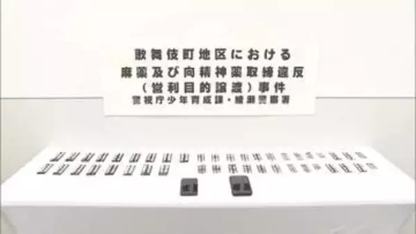 「トー横」で16歳少女に睡眠薬など200錠販売した疑いなどで24歳の男を逮捕　「手軽にお金を稼げると」
