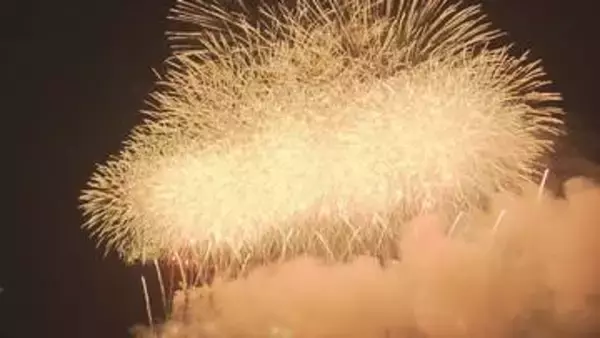 観客がひとつに　花火会場で「愛は勝つ」大合唱　8000発が夜空彩る　2026年はドローンショーも　大分発