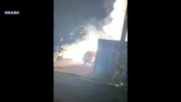 横浜市の自動車工場で火事…1人けが 「爆発音がする」など通報相次ぐ