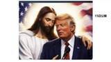 「「私はかなり良いと思う！」トランプ大統領　今度は“イエス・キリスト”と寄り添う画像をSNS投稿」の画像1
