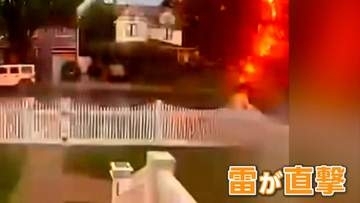 「雷に打たれピリピリ」傘を差していて雷直撃…男性が衝撃語る　病院搬送もやけどの痕もなく“奇跡の生還”　アメリカ