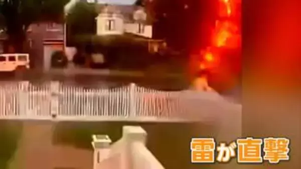 「雷に打たれピリピリ」傘を差していて雷直撃…男性が衝撃語る　病院搬送もやけどの痕もなく“奇跡の生還”　アメリカ