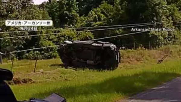 車内には4人の幼児…パトカーから逃げようとした不審車が時速160kmで無謀なカーチェイス　28歳父親を訴追　アメリカ・アーカンソー州