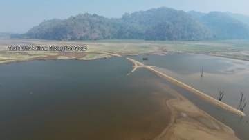 40年ぶり「死の鉄道」見つかる　ダムの排水などで水位低下　旧日本軍の戦時遺構が姿現す　タイ