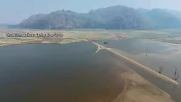 湖の底から40年ぶり「死の鉄道」見つかる　ダムの排水などで水位低下　旧日本軍の戦時遺構が姿現す　タイ