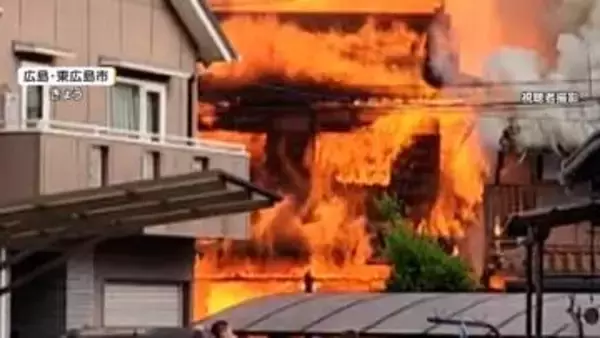 「逃げ遅れた人がいる」息子が通報　住宅火災焼け跡から1人の遺体　70代父親連絡取れず　広島・東広島市