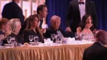 トランプ大統領「容疑者は逮捕された」このあと記者会見へ　ホワイトハウス記者会主催の晩さん会で発砲音