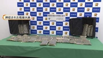 「報酬もらえると聞き受けた」末端価格1億5000万円相当の乾燥大麻30キロをアメリカから密輸か　アメリカ国籍の女2人逮捕