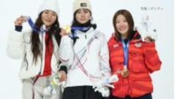 スノーボード女子ハーフパイプ決勝　北京大会9位の小野光希が銅メダル　【ミラノ・コルティナ五輪】