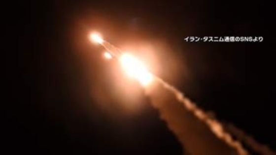 イランがイスラエルを弾道ミサイルで攻撃　4月の停戦合意以降初　攻撃の応酬懸念