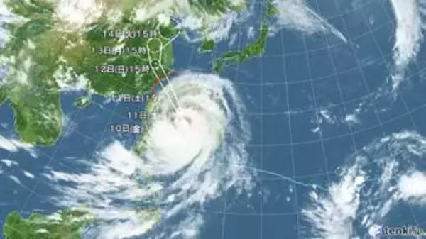 【台風情報】大型で非常に強い台風9号　沖縄県の宮古島が暴風域に入る　あす11日午前に先島諸島に最接近へ　猛烈な風が吹き荒れる所がある見込み　台風が大型で比較的スピードが遅いため影響が長引く恐れ
