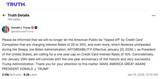 「トランプ大統領「クレジットカード金利上限を1年間10％にする」と発表　物価高対策や生活費高騰対策をアピールする狙いか」の画像1