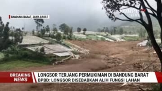 インドネシアで豪雨による大規模土砂崩れ…8人死亡80人以上行方不明　土砂が集落覆い捜索活動難航　雨期でさらなる災害リスクに警戒呼びかけ