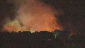 「白い煙と炎が見える」山林火災が建物に燃え移る　消火活動も鎮火せず　空き家か…けが人なし　静岡・伊豆市