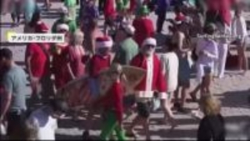 宇宙からメッセージも…サーファーサンタや警察官サンタが大集結！教皇レオ14世は就任後初イブのミサに参加　世界が祝うクリスマス