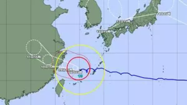 【台風情報】大型で非常に強い“ノロノロ台風”13号の進路は？　沖縄は10日まで高波に厳重警戒　暴風や高潮続く　落雷・竜巻にも注意