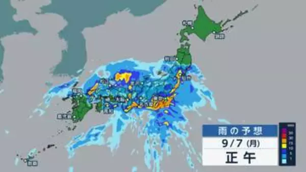 【台風情報】週明け7日（月）は関東の豪雨に注意　密かに北上する熱帯低気圧が秋雨前線を活発化　千葉豪雨のように警報級か