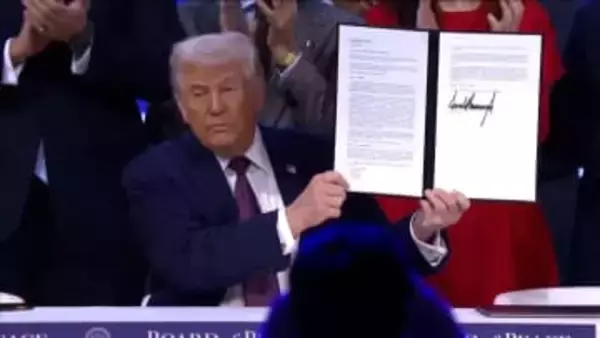 トランプ大統領　ガザ復興事業に「平和評議会」加盟国が7600億円超拠出と発表…治安維持支援に数千人の要員派遣も