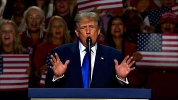 トランプ大統領“アメリカ市民に5000ドル”　異例の党大会で演説