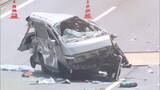 「東北道下りで車がのり面に衝突、投げ出された運転手が後続車にはねられ意識不明の重体　助手席の男性ケガ　栃木・宇都宮市」の画像1