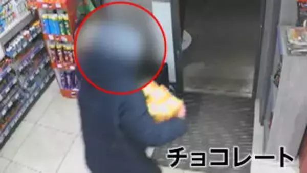 “甘党すぎる”ドロボー収監「わずか5秒の早業」大量のチョコ泥棒、「じっくり品定め」大量のスイーツ詰め込み泥棒