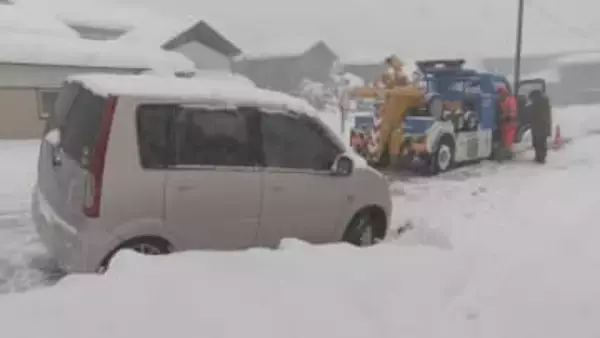3連休は「線状降雪帯」JPCZ襲来か　富山県で最大70cmの警報級大雪の予想、車のスタック・暴風雪に警戒を