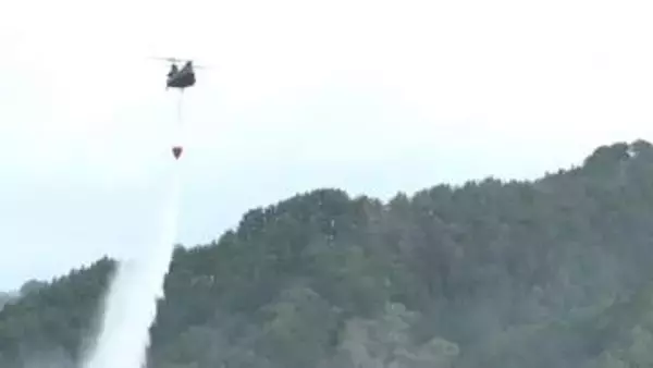 岩手・大槌町の山林火災発生7日目　1633ヘクタール焼失　降雨で「火勢はおおむね制御下」