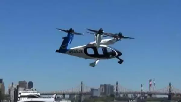 マンハッタンからJFK空港まで「空飛ぶタクシー」初の実証実験　早ければ2026年中にも商業運航へ