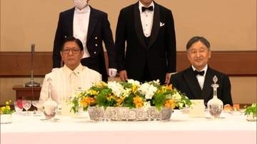 天皇皇后両陛下が比大統領夫妻招き宮中晩餐会　「平和で可能性にあふれる未来を共に」　悠仁さまも初出席