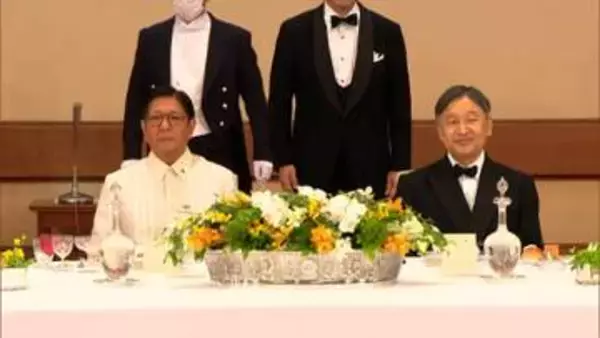 天皇皇后両陛下が比大統領夫妻招き宮中晩餐会　「平和で可能性にあふれる未来を共に」　悠仁さまも初出席