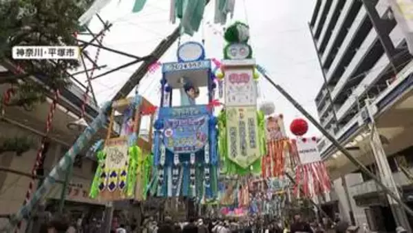 夏の風物詩　七夕への願いは…「サンタさんにあってみたい」　肌寒くてもずっといたい「大磯ロングビーチ」オープン