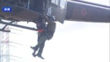 首都直下地震を想定し訓練実施　東京消防庁と陸上自衛隊などが合同で