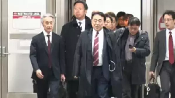 日米関税合意に基づく80兆円規模の対米投資を協議へ　赤沢経済産業相がアメリカ・ワシントンに到着