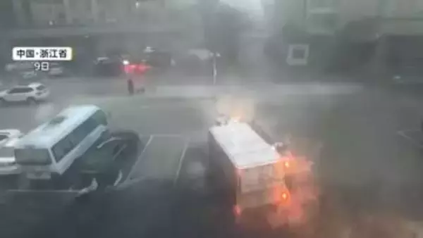 強風でトラック横転も…台風13号が中国直撃　上海の街は冠水　沖縄で農業用ハウスや住宅が損壊し9人けが　奄美も一部停電