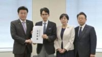 電気・ガス補助金の再開など求めて中道・立憲・公明が木原長官へ緊急提言