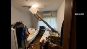 強風で倒れた木が屋根突き破りベッドを直撃　首都圏では交通混乱　“予定”あきらめる人も