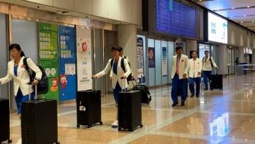 北朝鮮代表団が中国・北京に到着　「愛知・名古屋アジア大会」出場予定