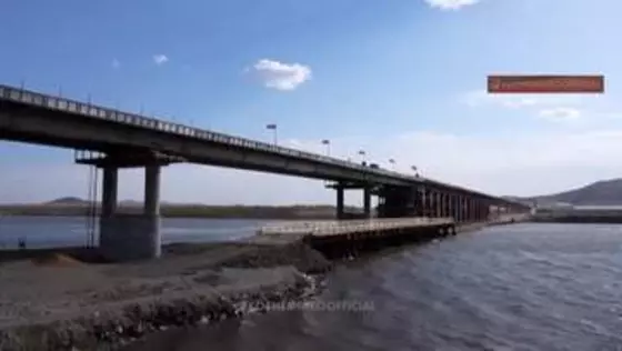 ロシアと北朝鮮を結ぶ初の道路橋　連結完了で式典　6月開通予定
