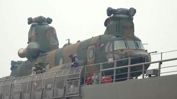自衛隊が海外初の消火活動　インドネシアの山林火災でCH-47ヘリによる消火開始