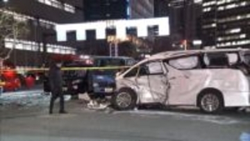 東京・赤坂の特許庁前交差点で6台が絡む事故　タクシー客が心肺停止