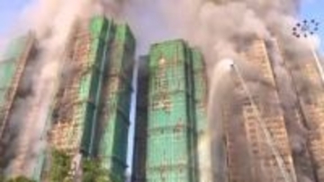 香港の高層住宅大規模火災　死者160人に