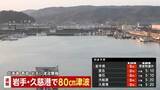 「【速報】北海道・浦河、青森・八戸港で40cm　仙台港で30㎝の津波観測　津波が徐々に高くなる地点も　岩手・北海道・青森に津波警報」の画像1