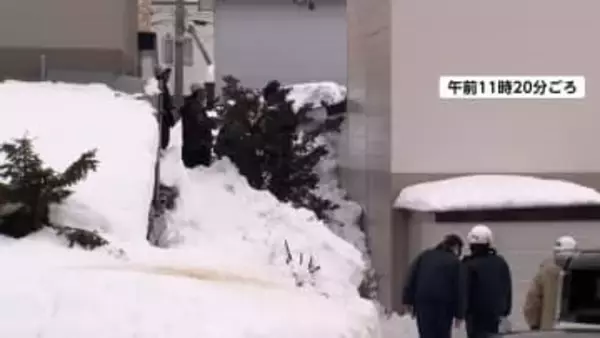 【速報】屋根からの落雪で3人生き埋めに…1人が意識不明の重体で搬送「屋根からの大量の落雪」と通報　札幌市