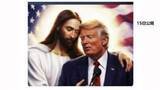 「今度は“イエス・キリスト”とみられる人物と寄り添う画像をSNS投稿　トランプ大統領「私はかなり良いと思う！！！」」の画像1