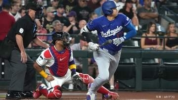大谷翔平5試合連続安打＆2試合連続マルチ安打　ドジャース敗戦も3安打マークし打率.289に上昇