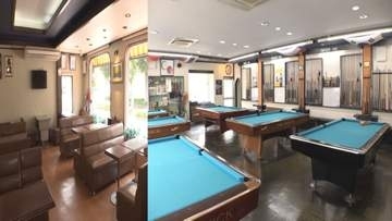 店の奥にテーブル6台…創業55年の老舗ビリヤードカフェ プロになった2代目店主が守り続ける“大人の社交場”
