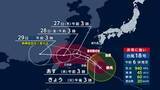 「台風18号、今夜沖縄本島を直撃へ　一部家屋倒壊レベルの猛烈な風　警報級の暴風・大雨に警戒　速度落とし影響長引く恐れも」の画像1
